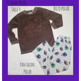 Pijama Polar. Buzo Y Pantalon Talle 4 . 