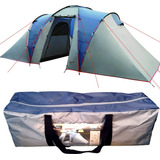 Barraca Camping Grande 2 Quartos 4 Pessoas 2000mm Impermeáve