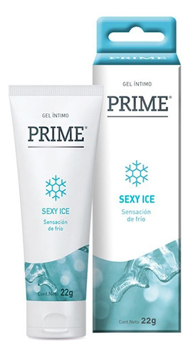 Gel Lubricante Intimo Prime Sexy Ice Frio X 22 Grs. 
