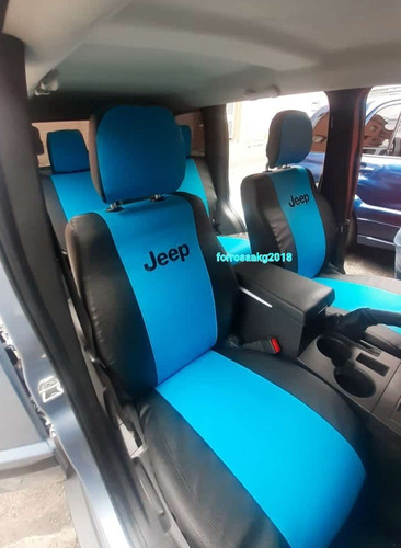 Forros De Asientos Semicuero Bipiel Jeep Cherokee Kk Sport Foto 2