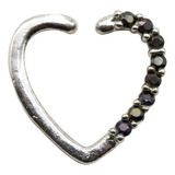 Piercing Daith Corazon C/ Cofj01 1.0x8 Acero Quirurgico 1un