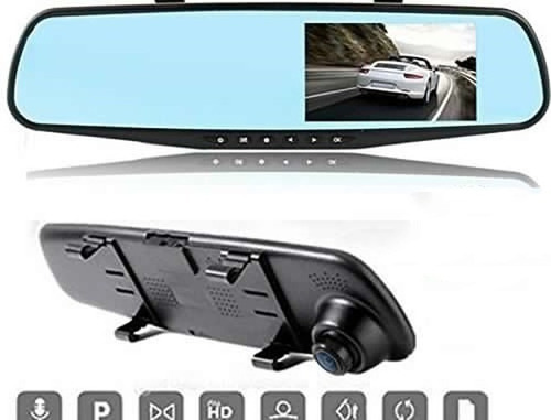 Espejo Retrovisor Con Cámara Para Carro - Dvr Full Hd