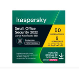 Kaspersky Small Office - Licencia Base Esd - 50 Pcs 1 Año