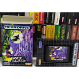 Castle Of Illusion Estrelando Mic - Box Do Jogo (mega Drive)