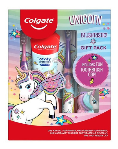 Set Cepillo Dientes Unicornio