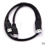 Cable Usb 3.0 Doble Potencia A Usb 3.0 Macho