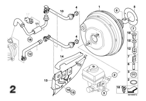 Vlvula Anti-retorno Hidrovac Bmw Orig E34 M5 34332226386 Foto 4