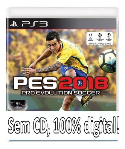 Pes 18 Pro Evolution 2018 Português Pt Br - Ps3