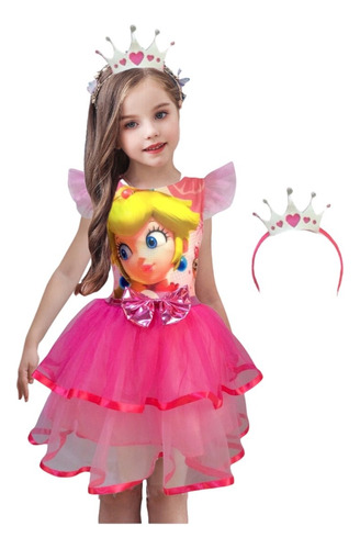 Vestido De Princesa Peach (mario-bros)