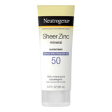 Neutrogena Sheer Zinc Dry-touch Sunscreen Lotion With Spf 50