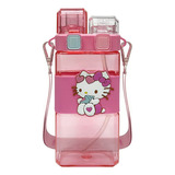 Termo Con Doble Abertura + Hello Kitty De 520ml