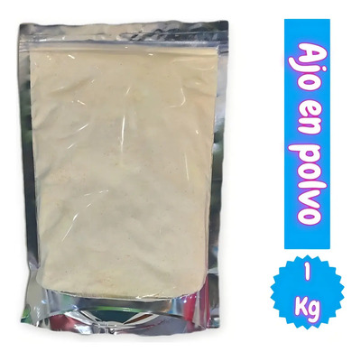 Ajo En Polvo Molido Puro, Natural, Sin Sal Ni Añadidos 1kg | MercadoLibre