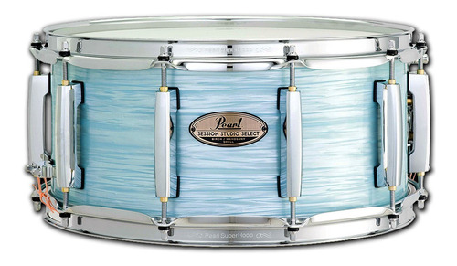 Carcasa De Batería Pearl Session Studio Select 14x 6.5 Ice Blue O, Color Azul