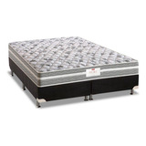 Cama Box Queen: Colchão Molas Pelmex Ensacadas Sport+base C