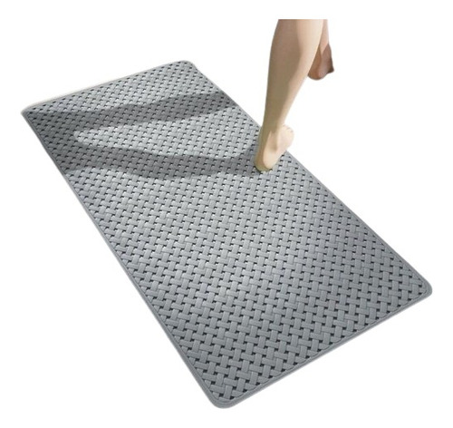 Alfombra De Baño Antideslizante Segura Bañera Pvc 70x40cm