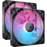 Set 2 Ventiladores De Pc Corsair Icue Link Rx140 Rgb 140mm