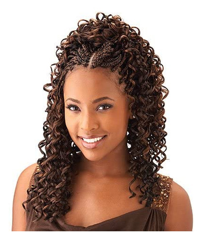 Trenzas De Pelo Sintetico Freetress Gogo Curl (paquete De 4,