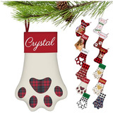 Stocking Personalizado Navidad Para Perros Y Gatos