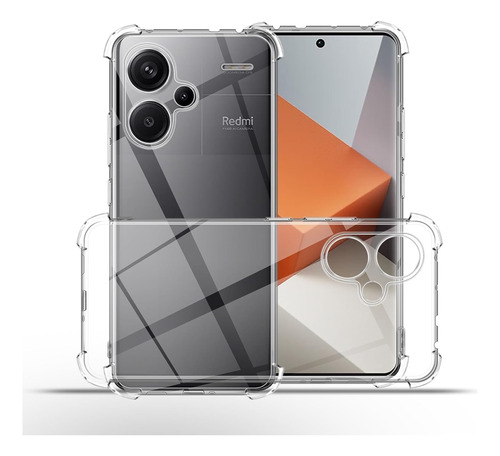 Funda Transp Prot Marco Lente Para Redmi Note 13 Pro Plus+