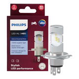 Lampara Led Hs1 H4 Motos Philips 12v 6w P43t 6500k 100%+luz