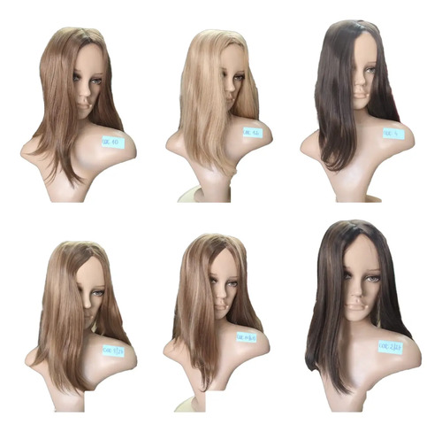 Topo Prótese De Cabeça Sem Franja Com Naturalidade