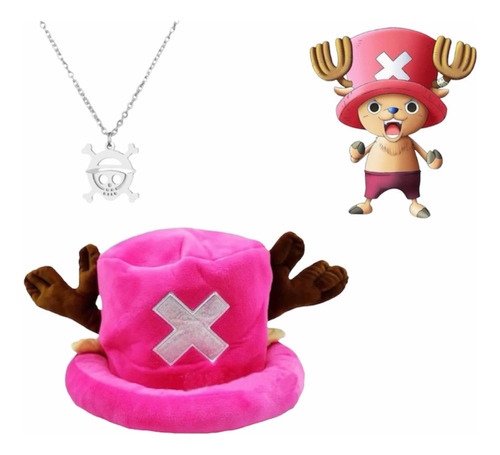 Chopper Gorro Rosa One Piece Tony Chopper Sombrero