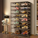 Organizador Plegable De Zapatos Transparente Para Closet