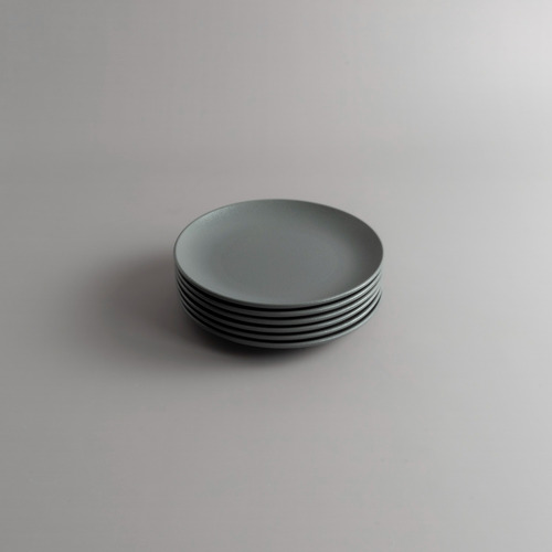 Plato De Postre Fusion Gris 21 Cm - Set X6 Volf