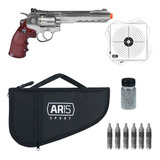 Pistola Airsoft Revólver Co2 Rossi W702s 4.5 +combo Pro 07