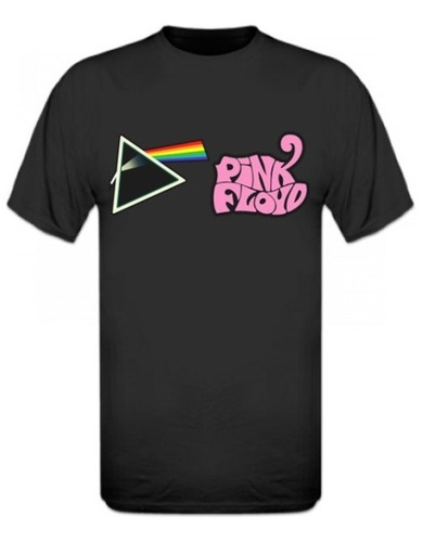 Polera Estampada Con Diseño De Pink Floyd