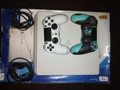 Ps4 Branco + Controle Original 