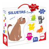 Rompecabeza Siluetas Animales Niños Divertido Juego Antex