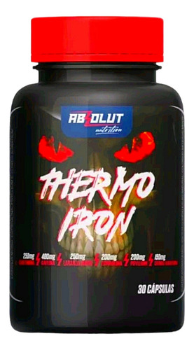 Termogenico Thermo Iron (30 Caps) - Absolut Nutrition Sabor Sem Sabor