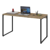 Mesa Para Computador Office Estilo Industrial 1,35m Kuadra