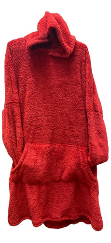 Maxi Buzo Peluche Pijama Oversize Abrigo Unisex 