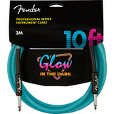 Cabo Para Instrumento Fender Pro Glow In The Dark 3.0m Blue