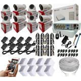 Cctv Hikvision  Kit Dvr 8 Ch + 8 Camaras Seguridad + Cable