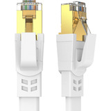 Cable Ethernet Qiuean De 25 Pies, Velocidad Cat8 Para Exteri