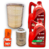 Kit Aceite Puma 20w50 Y 3 Filtros Toyota Hilux 2.2 2.4 2.8 