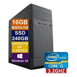 Pc Computador Cpu Core I5 3470 Ssd 240gb 16gb Ram Fonte 500w