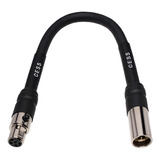 Cess-199 Mini Xlr 5 Pin Hembra A Cable De Extensin Masculino