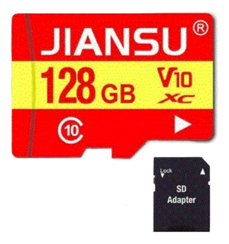 Tarjeta De Memoria Jiansu Micro Sd V10xc 128gb Clase 10