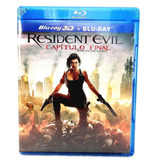 Resident Evil (capitulo Final) Blu-ray 3d+blu-ray Original 