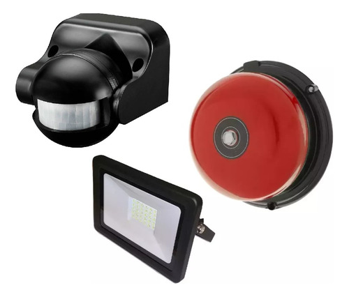 Sensor Detector Movimiento Exterior Reflector Luces Led Campana