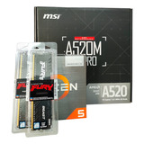 Kit Upgrade Amd Ryzen 5 5600gt, 16gb Ddr4 3200mhz, Mb A520