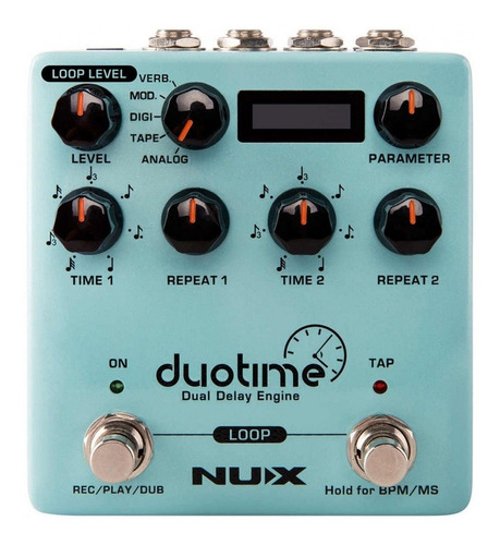 Pedal Delay Nux Ndd6 Dual Delay Engine