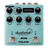 Pedal Delay Nux Ndd6 Dual Delay Engine Oferta!!