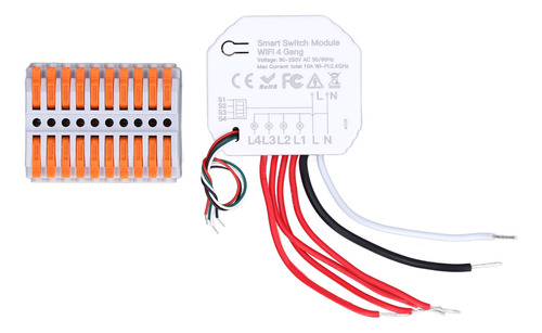 Módulo De Luz Inteligente, 4 Bandas, Wi-fi, Aplicación Domés