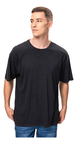 Polera Hombre Oversize Negro Fashion's Park