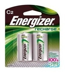 Energizer Paquete De 2 Baterias C Recargables Nh35bp-2